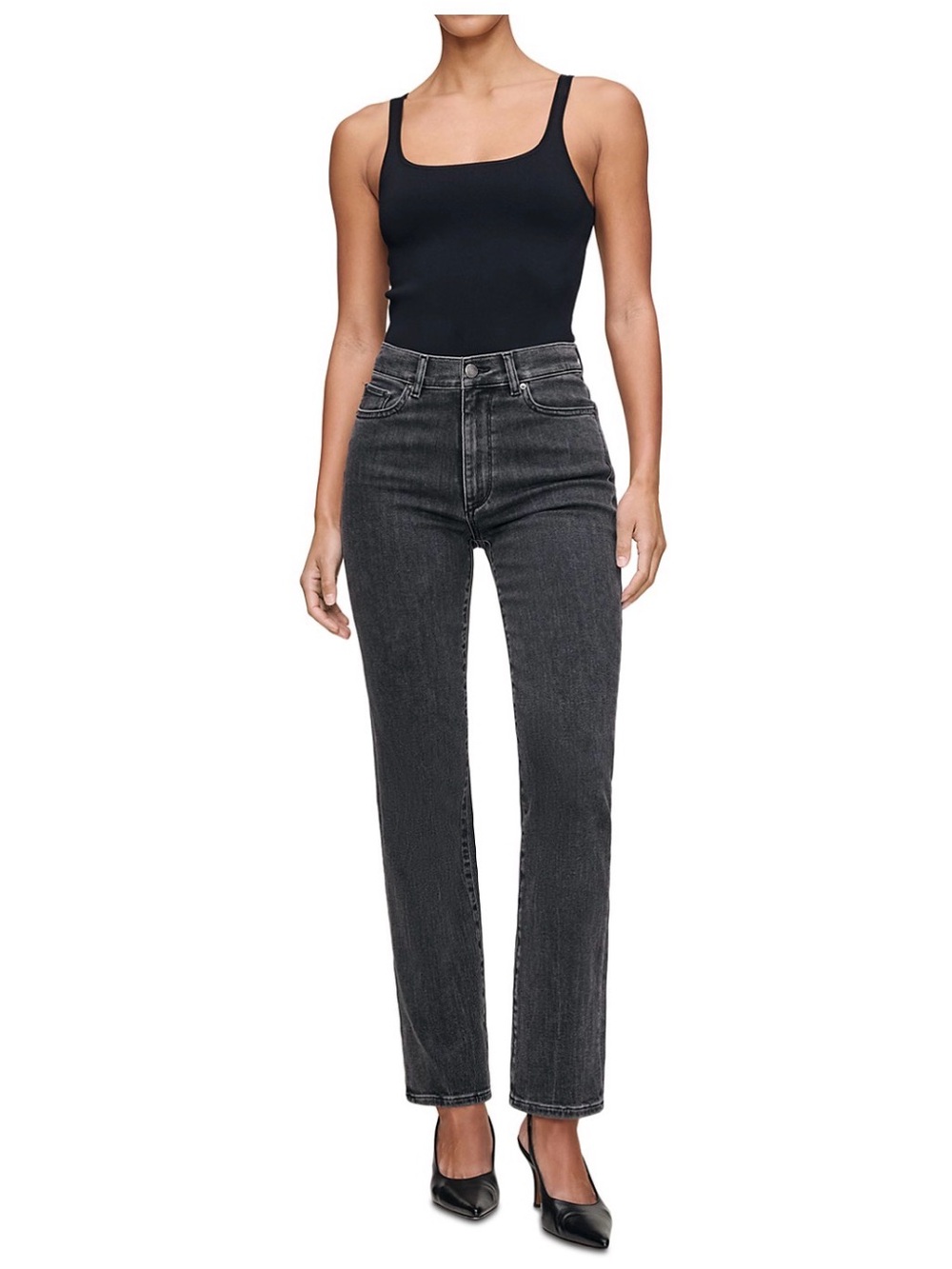 DL1961 Halle Straight High-Rise Instasculpt Jeans